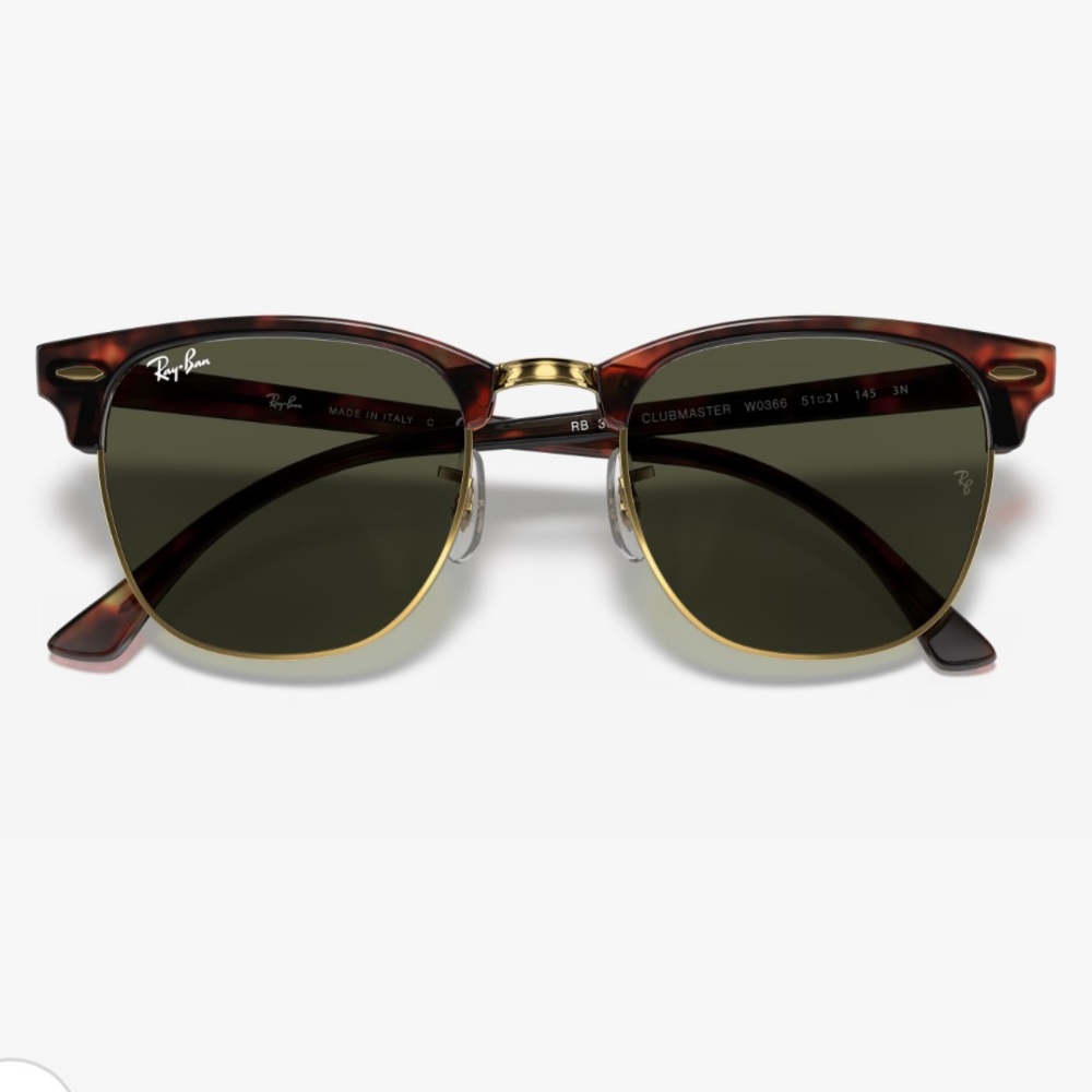 Ray-Ban Classic Black and Gold Sunglasses - Picture 9 of 10